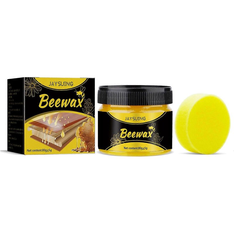 Cire D'abeille De Réparation De Meubles Avec L¿Éponge Anti-Moisissure Anti-Dérapant Polissage Cire D'abeille Pour Plancher De Bois