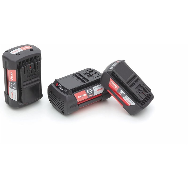 Batterie Ikra-BOSCH de 36V 6Ah 216Wh - Li-Ion type LI 28 - compatible avec tous les appareils sans fil 36V Bosch - Made in Europe