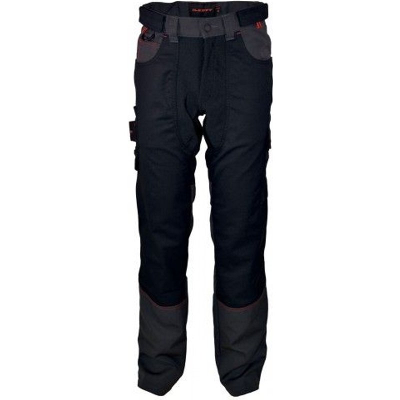 Pantalon ultra ergonomique sans genouillères YP76 - noir et gris - 52/54 ILKOTT