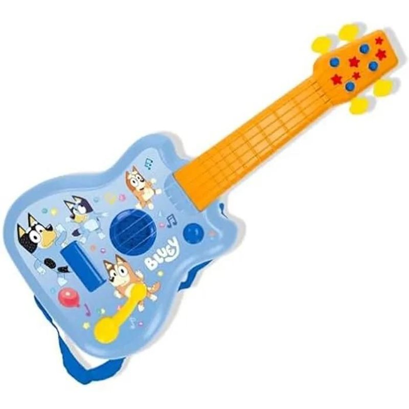 Instrument Jouet - Reig - Guitare Bluey - Multicolore - Pour Enfants À Partir De 3 Ans - Fonctionne Avec Piles