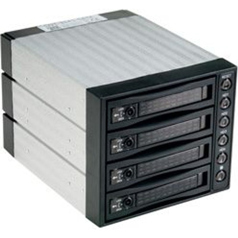 FANTEC SNT-BA3141-1 - Compartiment pour lecteur de support de stockage avec ventilateur - 3.5" - noir