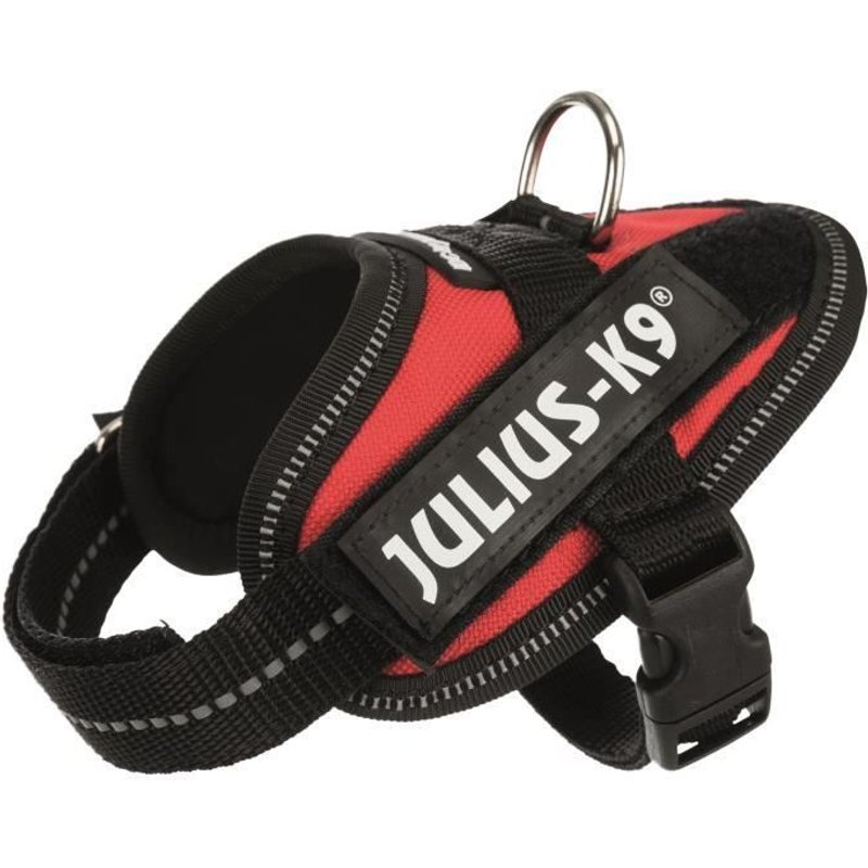 Julius K9 Harnais Power Idc Baby 1?Xs : 29?36 Cm - 18 Mm - Rouge - Pour Chien.