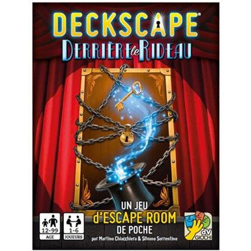 Jeu De Société Super Meeple Deckscape Derrière Le Rideau