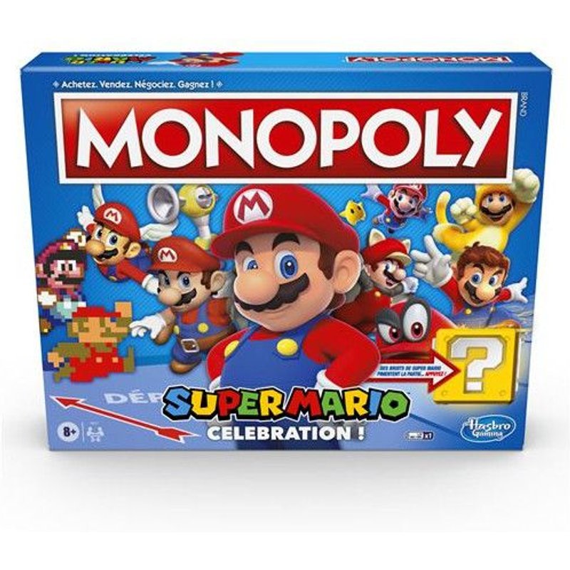 Jeu De Soci?T? Hasbro Gaming Monopoly Super Mario Celebration !