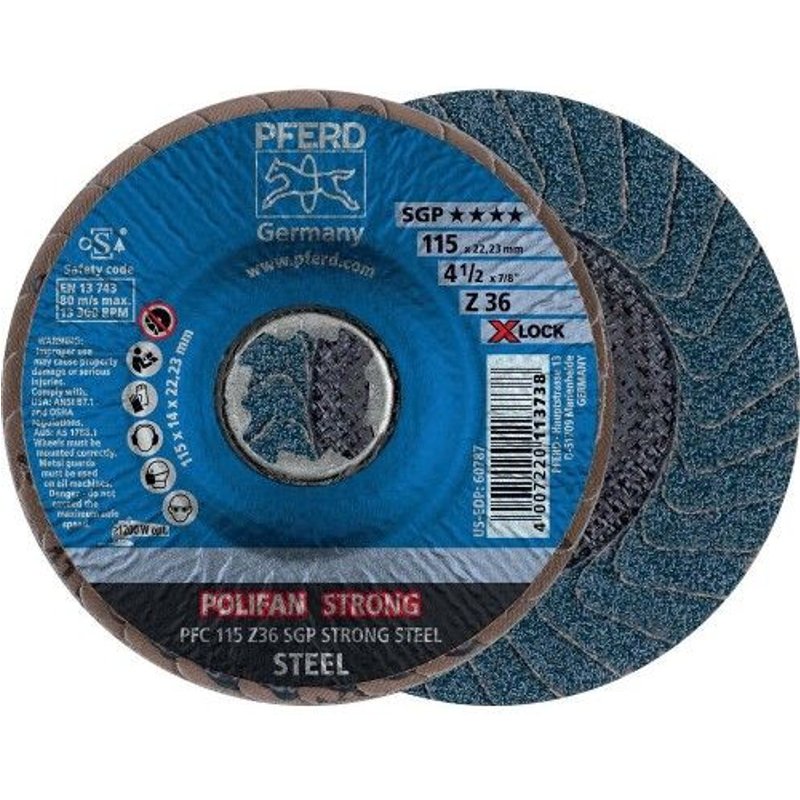 Disque Ă lamelles - Curve PFR - aluminium - par 10 - 851975 PFERD