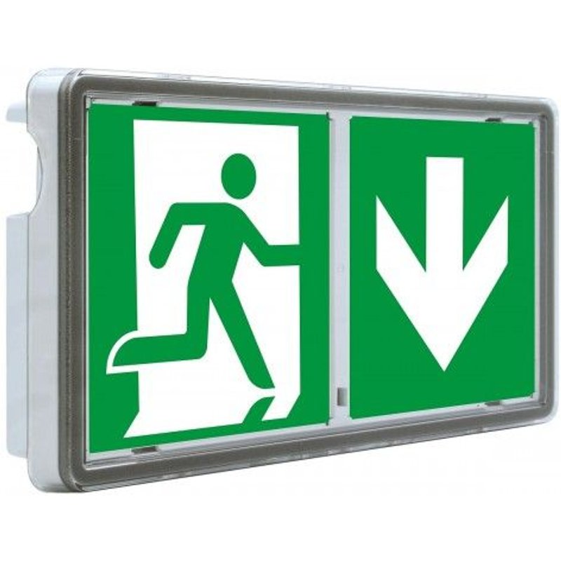 Bloc autonome d'éclairage habitation - 8 lm - Noir BLOC.TECH