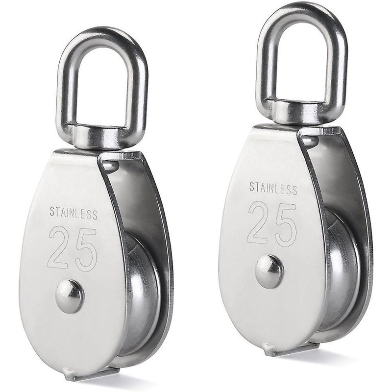 Poulie coulissante de haute qualité avec rotation à 360 degrés, capacité de charge de 400 kg, taille compacte, antirouille et résistante à l'usure