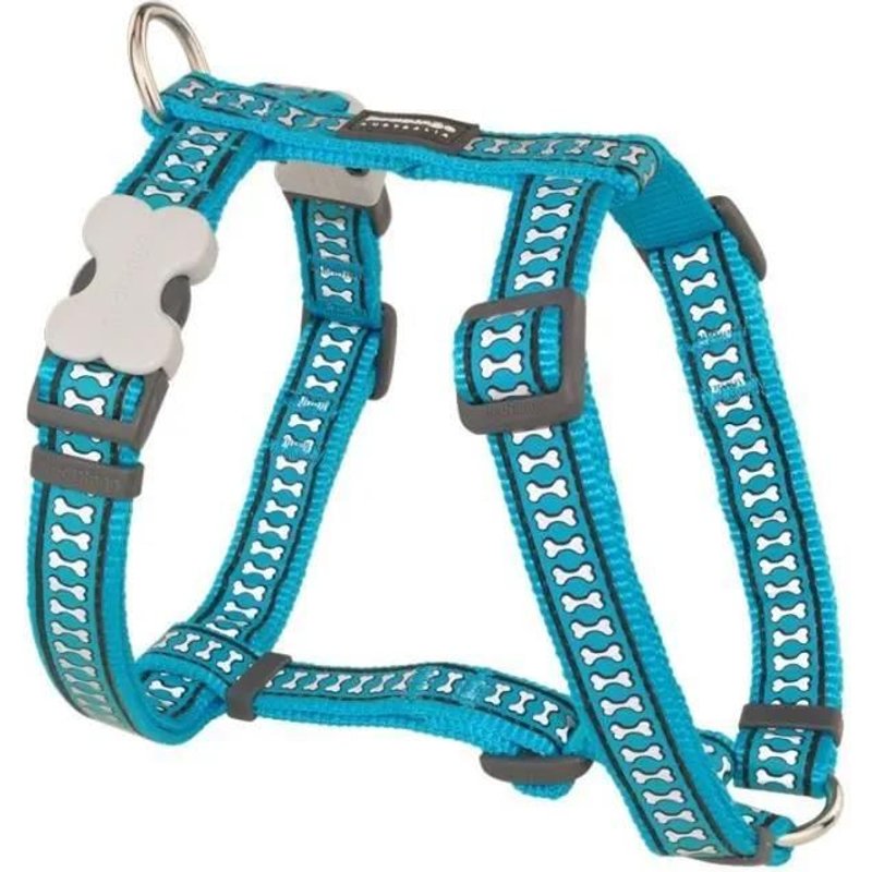 Red Dingo - Harnais Réfléchissant Pour Chien - Turquoise Taille L
