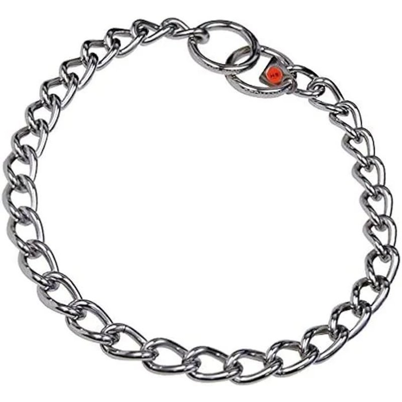 Collier Chaîne - Herm Sprenger - Hs - Acier Inoxydable - Longueur Ajustable - Pour Chiens Moyens