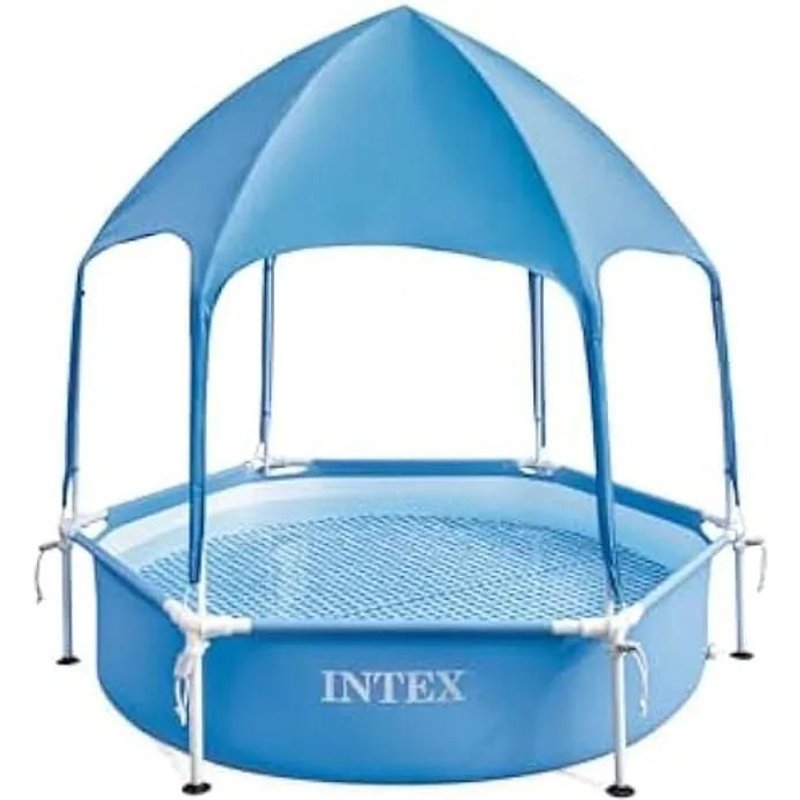 Piscine Avec Cadre En Métal - Intex - 1,83m X 38cm - 700l - Pour Enfants À Partir De 3 Ans