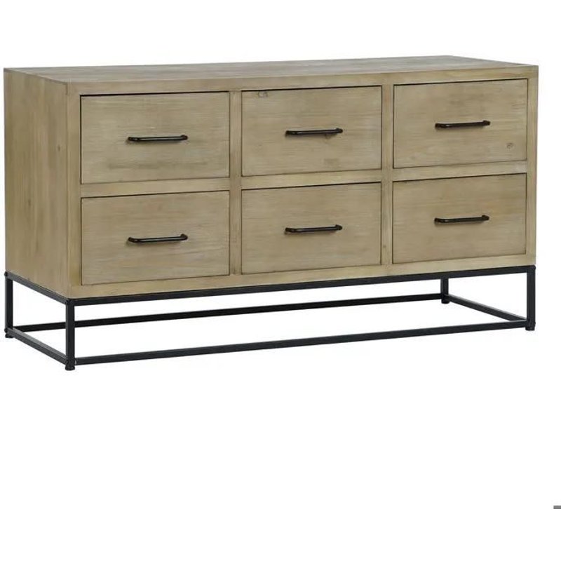 Buffet En Métal Et Bois Mdf Dkd Home Decor