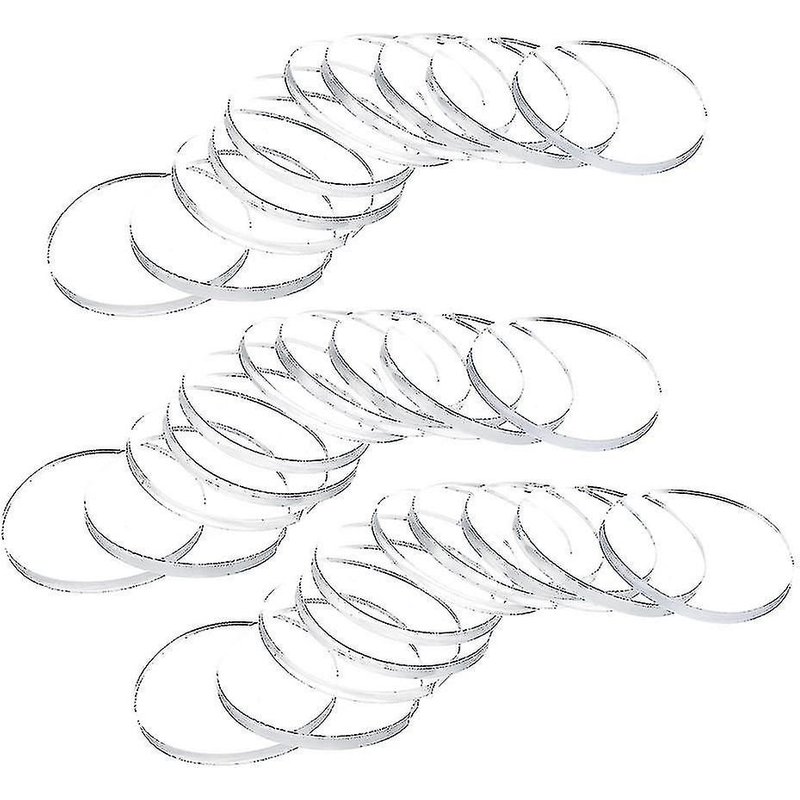 30pcs Professional Glass Table Bumpers Practical Glass Table Anti-Ip Spacers