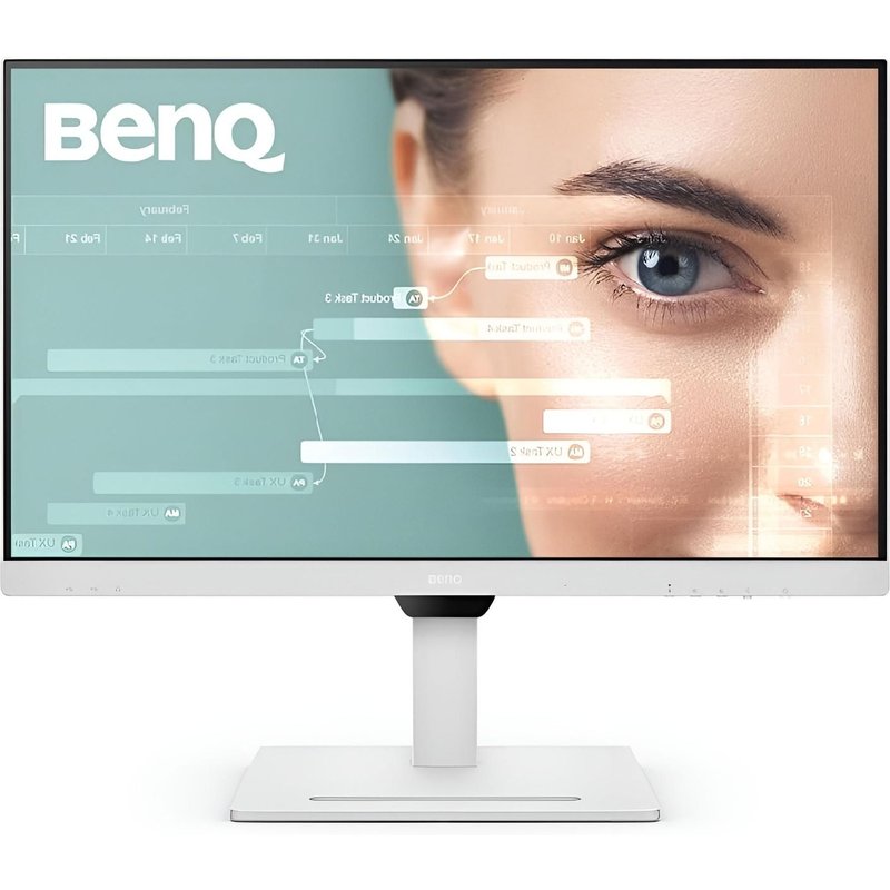 BenQ GW2790QT Ergo Eye-care - Écran LED - 27" - 2560 x 1440 - IPS - 350 cd/m² - 1000:1 - 5 ms - HDMI, DisplayPort - haut-parleurs - blanc