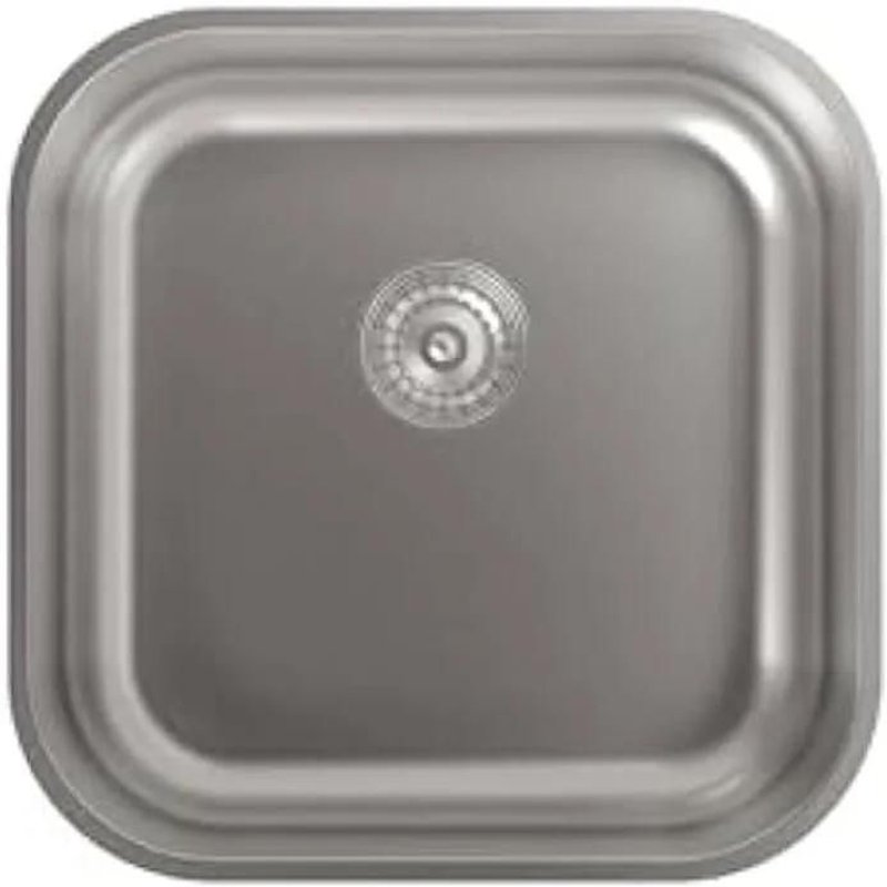 Évier - CATA - CB 40-40 - 44x44 cm - Acier Inoxydable - Bac Carré - Profondeur 18 cm