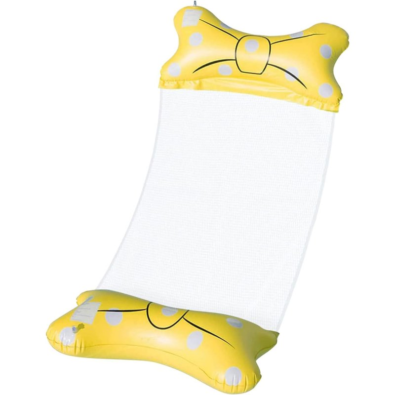 Jaune Vif Lit Flottant Gonflable Hamac Gonflable Pour Piscine