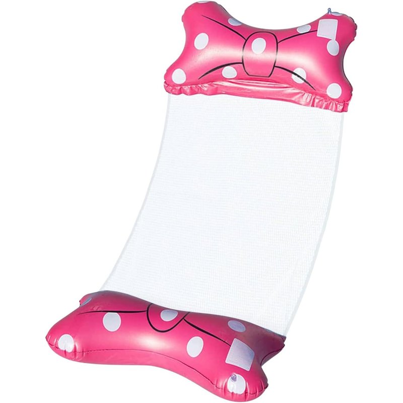 Rose Rouge Lit Flottant Gonflable Hamac Gonflable Pour Piscine