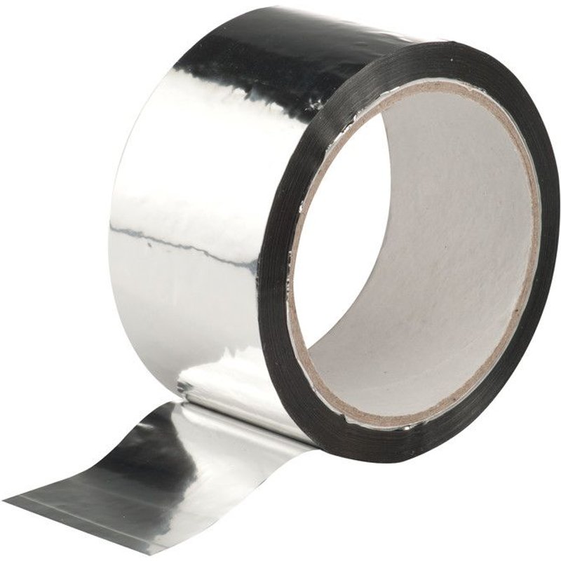 MacLean - Rouleau d'aluminium adhésif pour pose de sous couche à parquet 50mmx50m