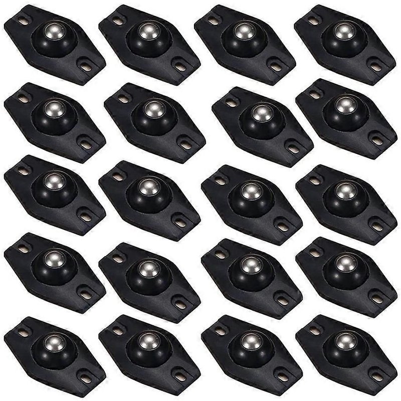 20 Pcs Mini Roues Pivotantes Meubles Roues Auto-Adhésives Roulettes Roues 360mini Roue Universelle Avec Roller Ball