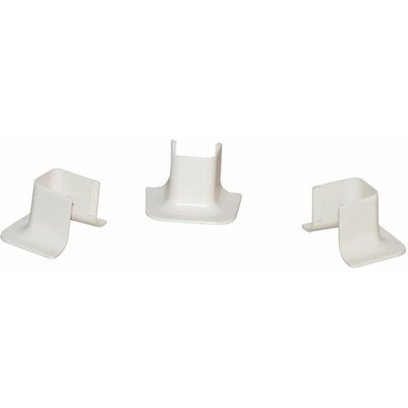 Raccord de connexion sur goulotte 25x25 blanc crème (X 20) - DIFF