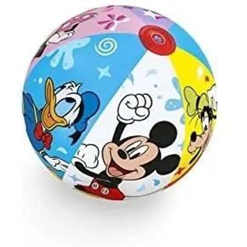 Ballon De Plage - Bestway - Mickey & Friends - 2 Ans Et Plus - Gonflable - Amusant