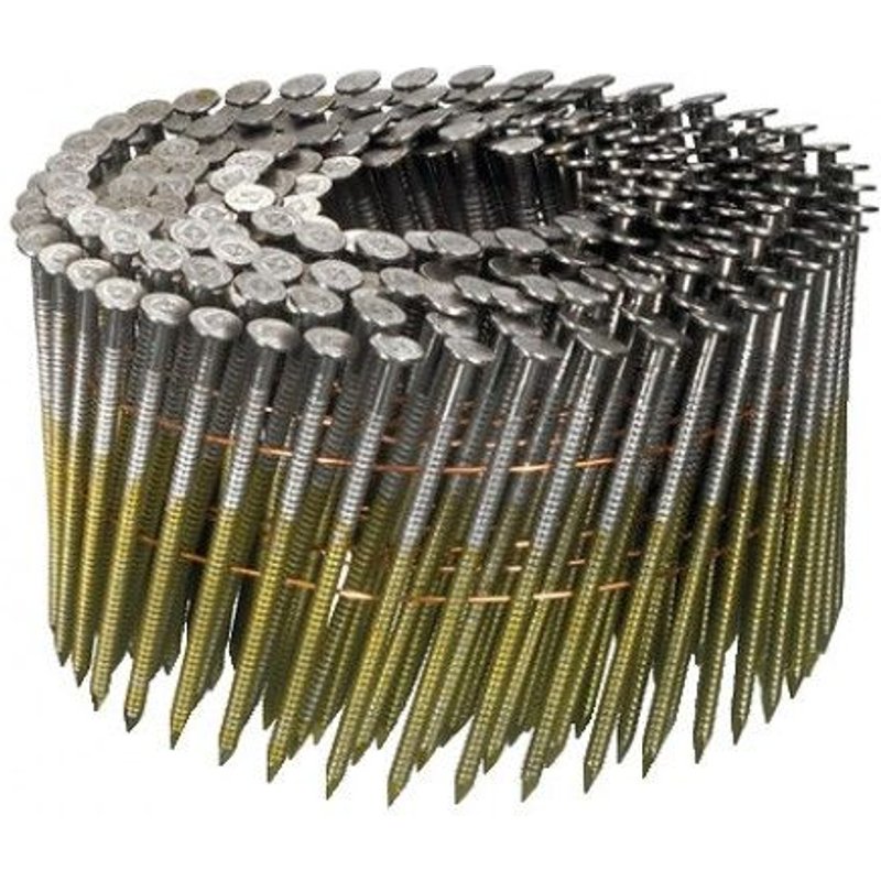 Pointes annelĂ©es acier en rouleau plat 16° Ă3,1x90mm - par 4500 Arca-Scab