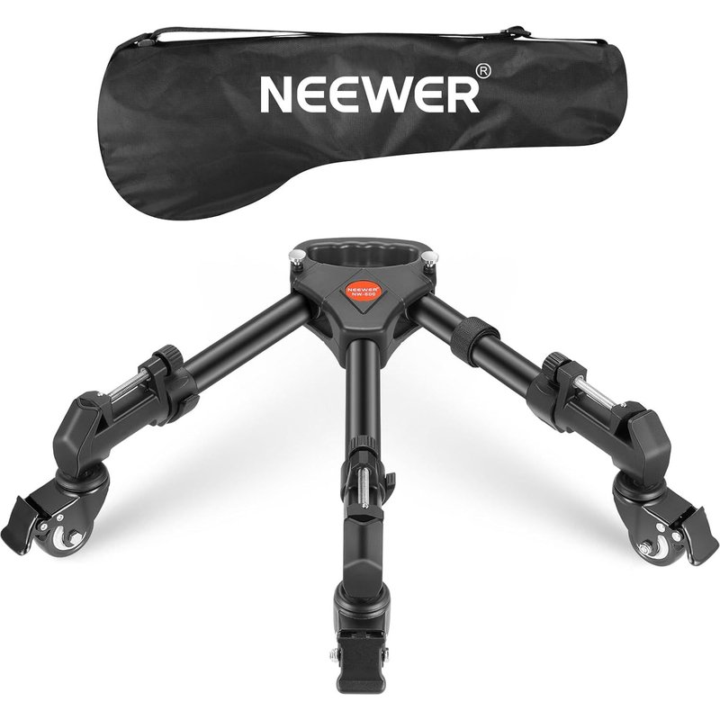 NEEWER Dolly Trépied Robuste Professionnel Photographique avec Roulette en Caoutchouc et Monture Réglable pour Nikon Sony DSLR Caméra Caméscope Photo Vidéo Eclairage