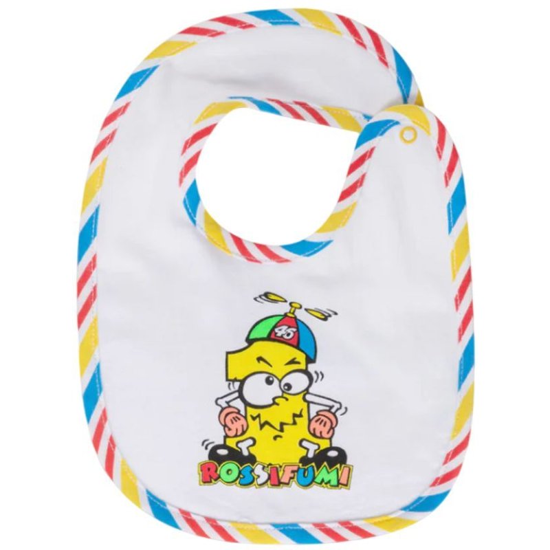 Bavoir 1 Rossifumi Heritage Vr46 Moto Gp Officiel Blanc