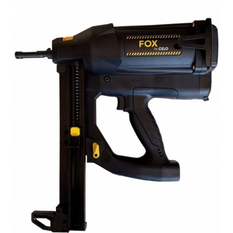 Cloueur Ă gaz FOX 40 pour plaquiste - En coffret - CELO - FOX40