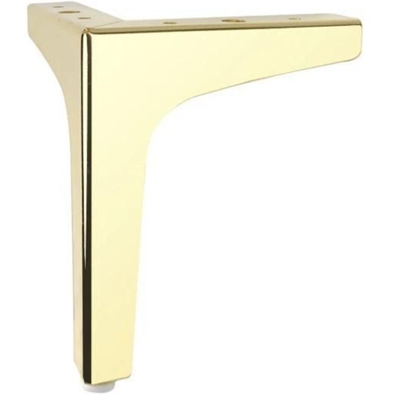 Meuble Tv En Métal Pied De Canapé-17cm De Hauteur,Finition Titane-Titane