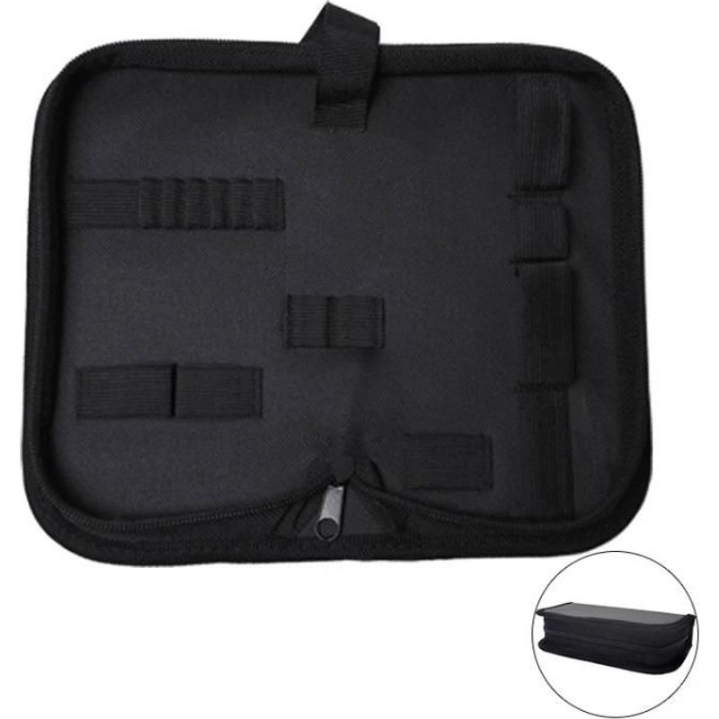 Sac De Rangement D'outils Portable-Organisateur De Fermeture Éclair Multifonction,