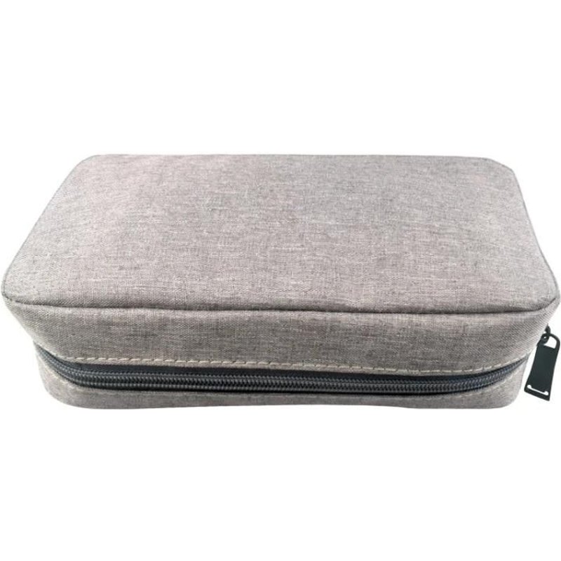 Sac De Rangement De Voyage Multifonctionnel Pour Appareil Numérique-Petite Taille 16x11x5cm,Gris Gris