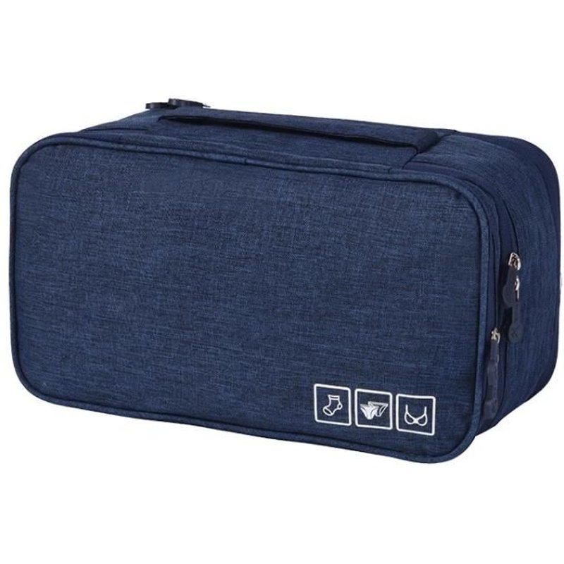 Sac De Rangement Pour Soutien-Gorge De Sous-Vêtements De Voyage Portable-Bleu Marine,Rh901 Bleu Marine