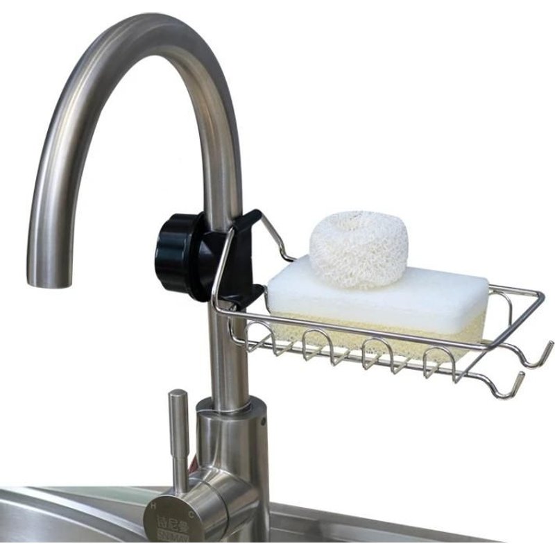 Support De Rangement Pour Évier De Cuisine En Acier Inoxydable-Égouttoir Perforé De Type A