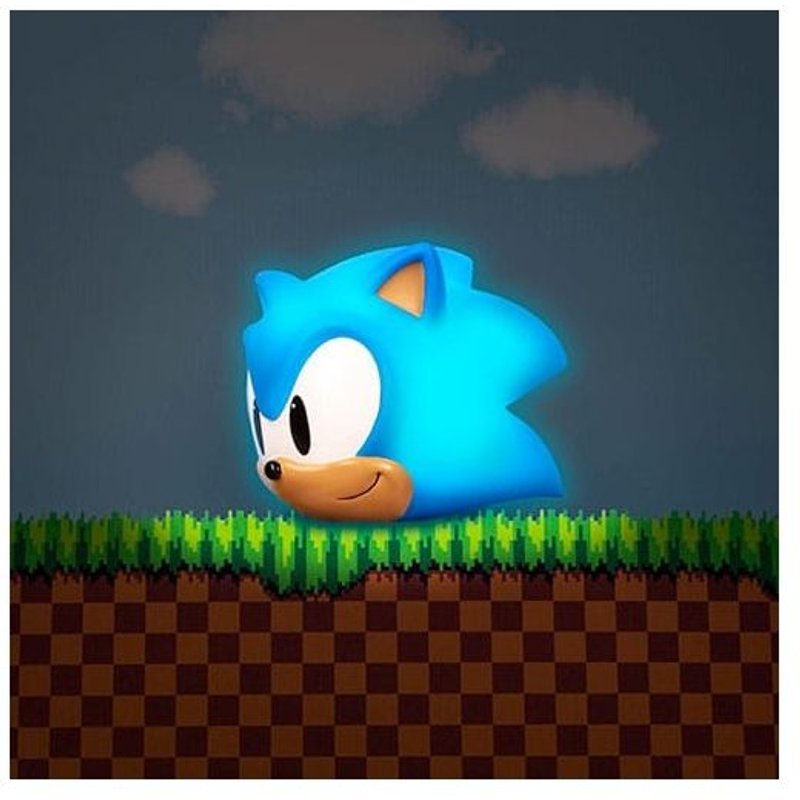 Sonic The Hedgehog - Lampe D'ambiance Sonic Head 12 Cm