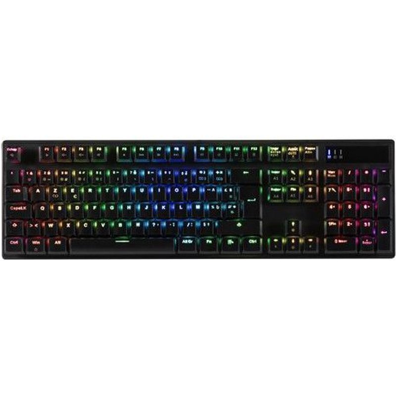 CLAVIER MÉCANIQUE FILAIRE GAMING AZERTY ONLAN CA 290 LOWPROFILE NOIR