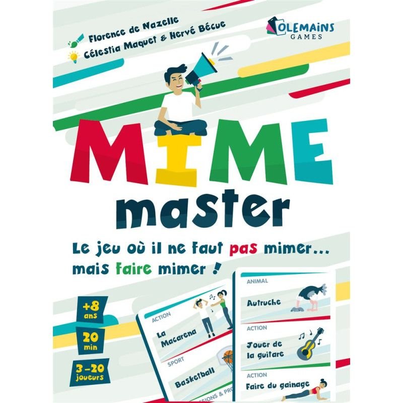 Jeu D'ambiance Olemains Games Mime Master