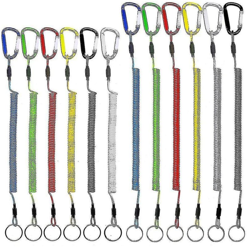 Supports De Canne À Pêche En Acier Tpu, Design À Ressort Durable Pour Activités De Plein Air, Lot De 12, Différentes Couleurs