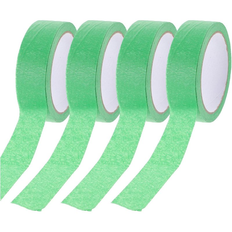 Ruban de masquage premium - 4 rouleaux de 20 m, papier de haute qualité, idéal pour les projets d'art, d'artisanat et de peinture