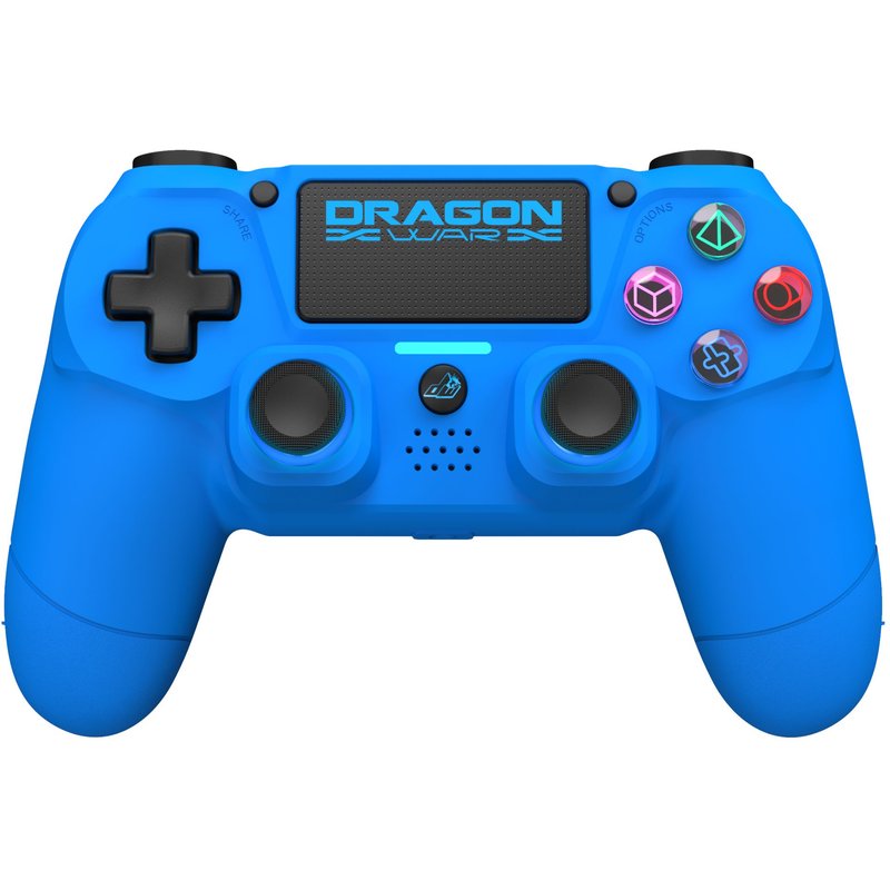 Manette De Jeu Playstation 4 / Pc Sans Fil Dragon Shock 4 Officielle Bleue. Haute Performance Ds4 Double Vibration. Pour Ps4 / Ps4 Slim / Ps4 Pro / Windows 7/8/10/11 Et Téléphone Mobile