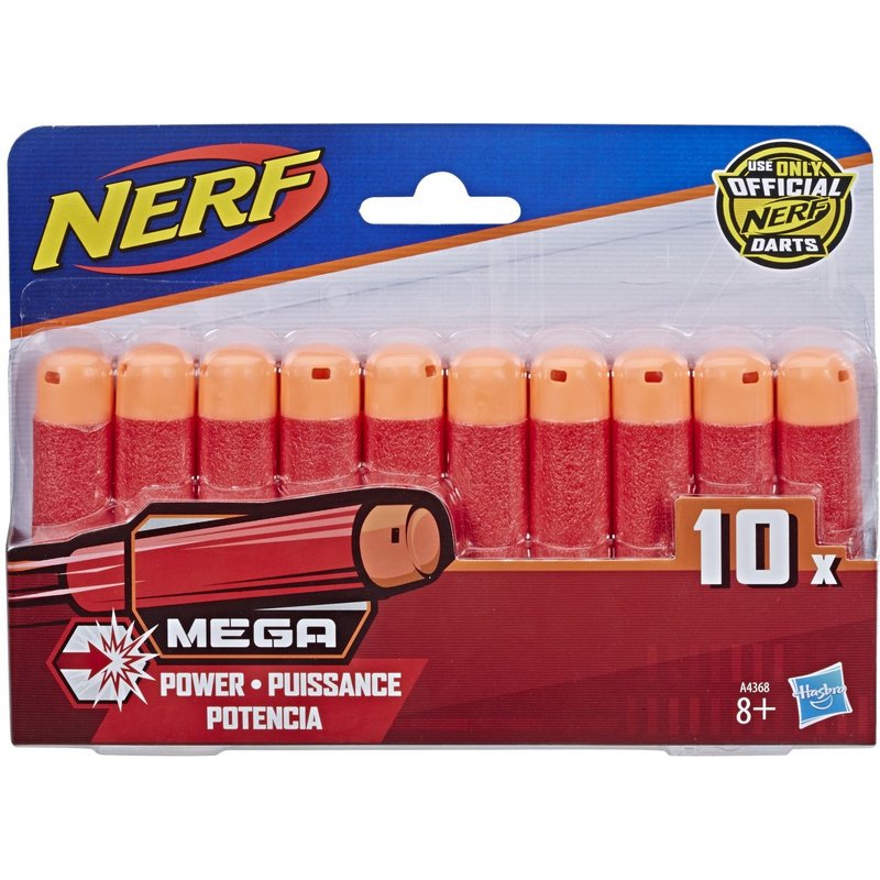 Nerf Action Recharge De 10 Fléchettes Sifflantes Nerf Mega