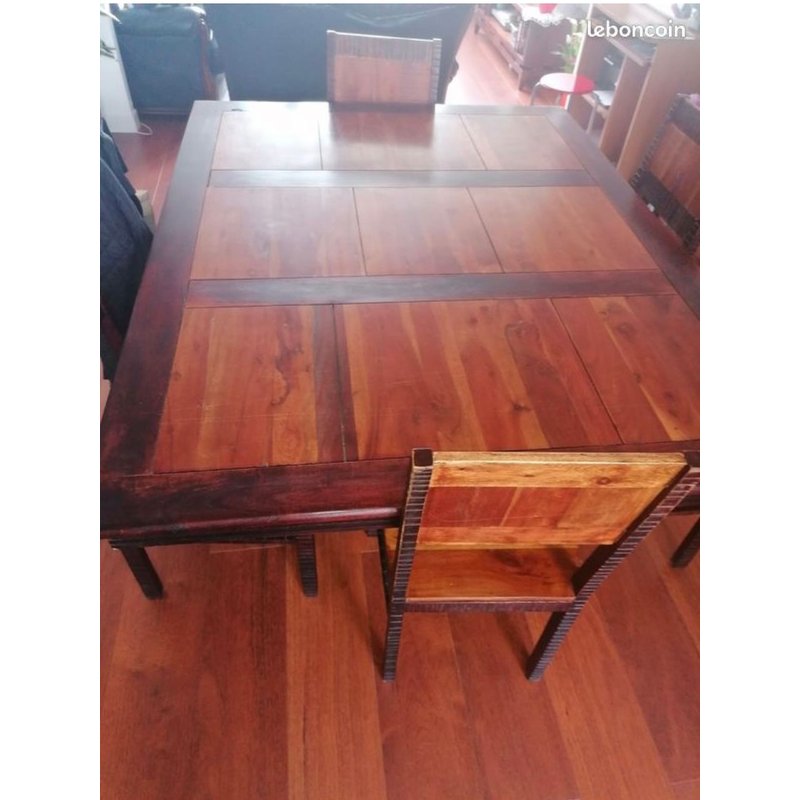 Table Bois Massif Bois Et Chiffon