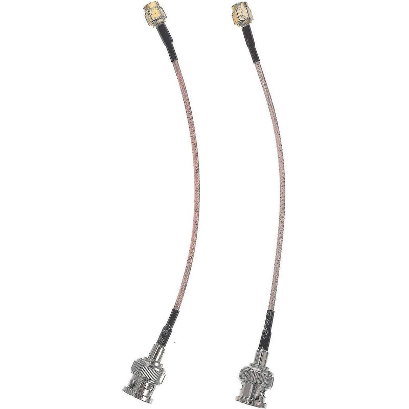 Câble coaxial RF haut de gamme BNC mâle vers SMA mâle RG316 cuivre PTFE or rose 17,80 x 1,30 cm faible perte de signal