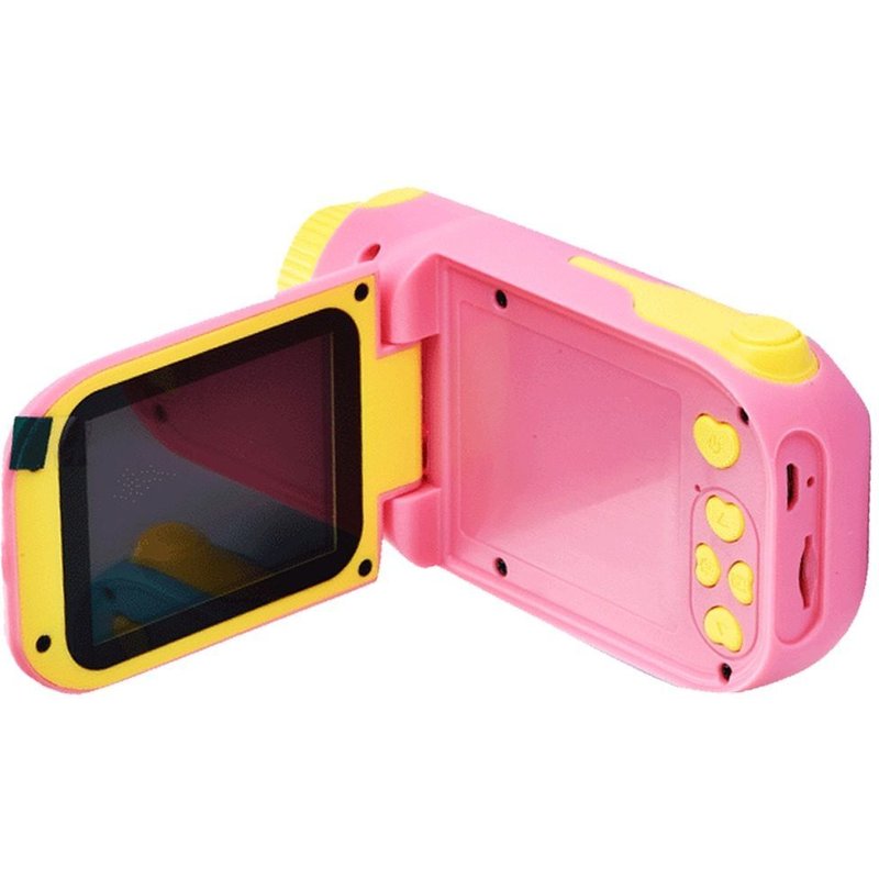 Appareil photo jouet pour filles 12 MP 1080p avec écran 2,4 pouces, zoom 4x, filtres, résistant aux chocs, pour les 3 à 10 ans