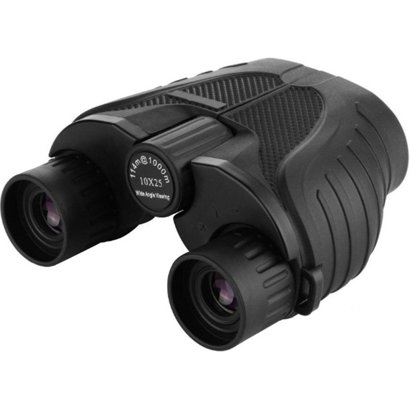 Jumelles 10x25 avec vision nocturne, étanches, prisme BAK4, portables pour le camping et les activités de plein air