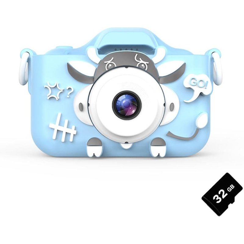 Appareil photo pour enfants avec double caméra et enregistreur vidéo, sûr et durable pour les 3 à 10 ans - Cadeau idéal pour les jeunes photographes