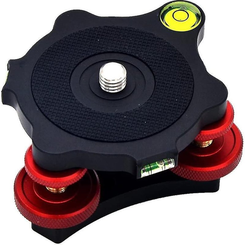 Base de nivellement pour trépied LP-64 avec rotule pour un alignement et des réglages précis de l'appareil photo