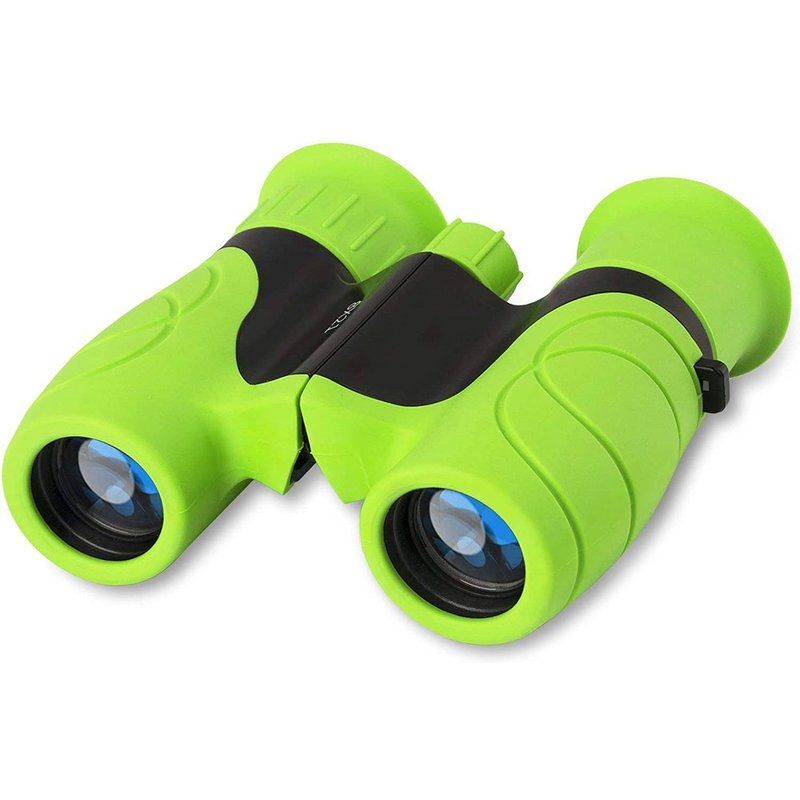 Jumelles haute résolution pour enfants 8x21 avec étui souple et tour de cou ¿ Résistantes aux chocs et sûres pour les 3 ans et plus