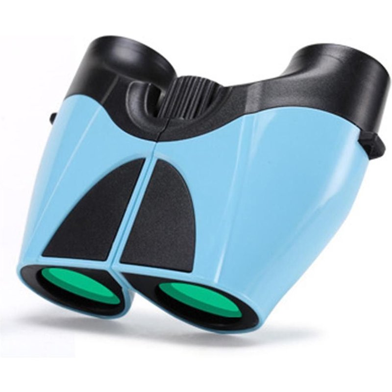Jumelles pour enfants 10x22 résistantes aux chocs, légères et compactes, avec sac et accessoires
