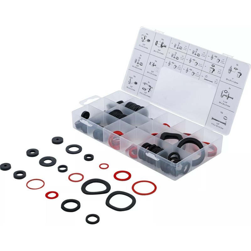 ASSORTIMENT JOINTS ETANCHEITE, CAOUTCHOUC ET FIBRE DE VERRE - 141 PCS