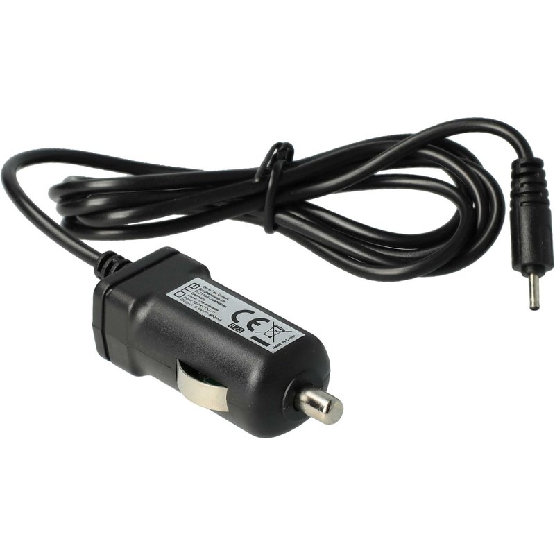 vhbw Chargeur allume-cigare compatible avec Nokia N73, N800 internet Tablet, N81, N78, N79, N80, N76 téléphone portable - 12V/24V alimentation